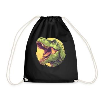 Dino Dinosaure Dinosaure - Sac de sport léger - noir - Devant