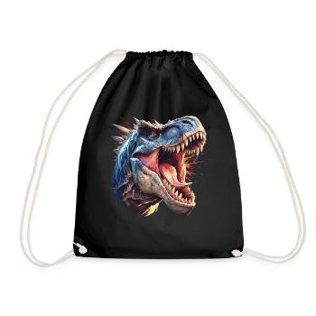 Dino Dinosaure Dinosaure - Sac de sport léger - noir - Devant
