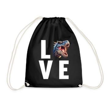 Dino Dinosaure Dinosaure - Sac de sport léger - noir - Devant