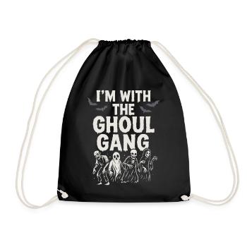 I’m With The Ghoul Gang, tenue d’Halloween - Sac de sport léger - noir - Devant