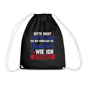 Malle NE PARLEZ PAS Fête de Majorque Drôle - Sac de sport léger - noir - Devant