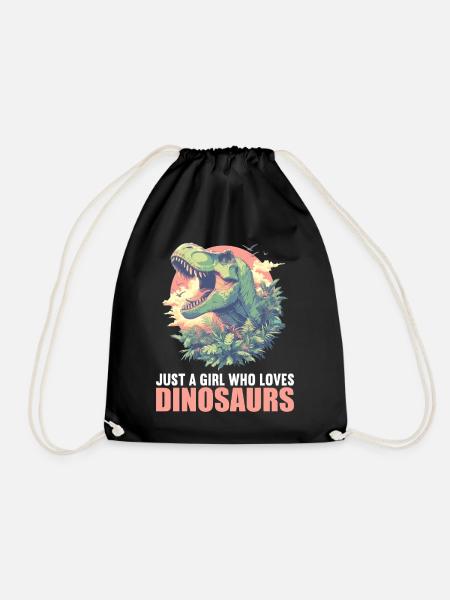 Dino Dinosaure Dinosaure - Sac de sport léger - noir
