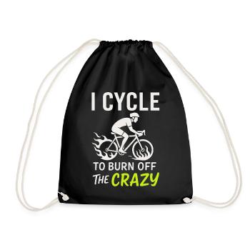Because the earth is not flat, it is full of ep - Drawstring Bag - black - Front