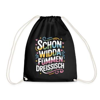 Widda Fümmen Dreissisch fête déjà ses 50 ans - Sac de sport léger - noir - Devant