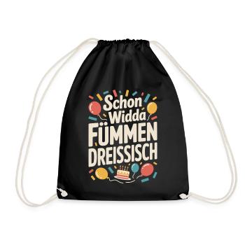 Widda Fümmen Dreissisch fête déjà ses 50 ans - Sac de sport léger - noir - Devant