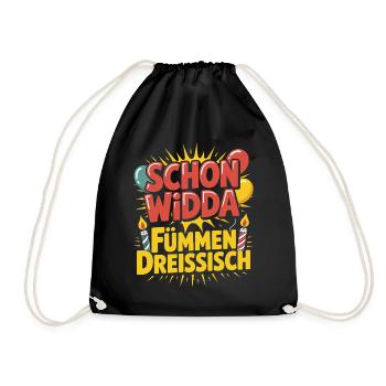 Widda Fümmen Dreissisch fête déjà ses 50 ans - Sac de sport léger - noir - Devant
