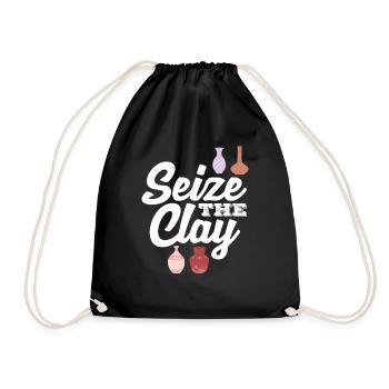 Töpfern Seize The Clay Inspiration - Turnbeutel - Schwarz - Vorne