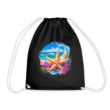 Étoile de mer Étoile de mer - Sac de sport léger - noir - Devant