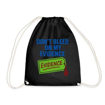 Chimiste médico-légal, Laboratoire criminel, Toxicologie - Sac de sport léger - noir - Devant