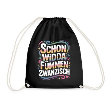 Widda Fümmen Zwanzisch fête déjà ses 50 ans - Sac de sport léger - noir - Devant