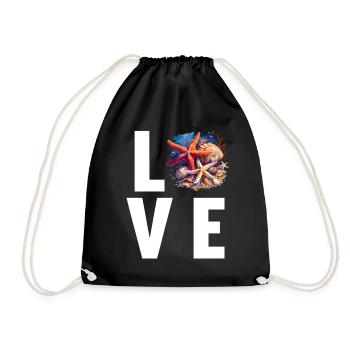 Étoile de mer Étoile de mer - Sac de sport léger - noir - Devant