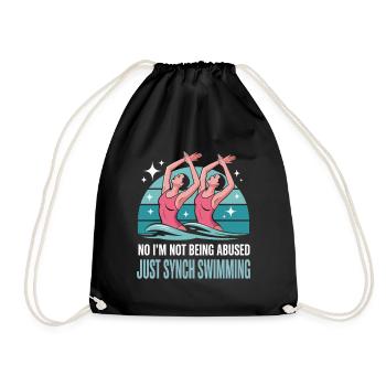 Natation synchronisée Natation artistique Sports nautiques - Sac de sport léger - noir - Devant