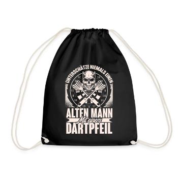 fléchettes - Sac de sport léger - noir - Devant