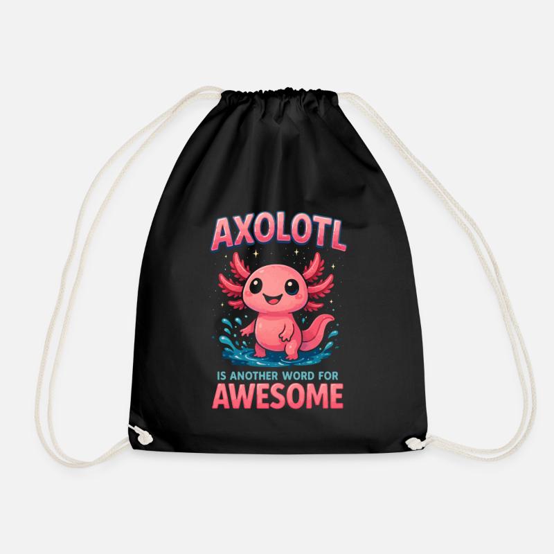 Axolotl - Sac de sport léger - noir