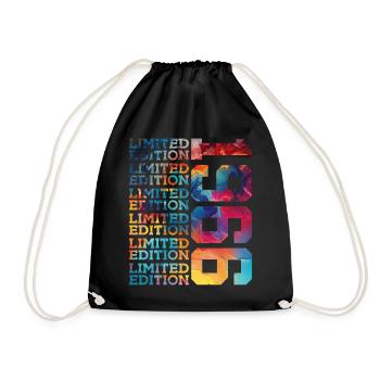 ÉDITION LIMITÉE 1966 60 ANS 60E ANNIVERSAIRE - Sac de sport léger - noir - Devant