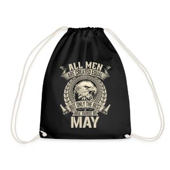 Conception de l'hymne de mai de Eagle Loyalty - Sac de sport léger - noir - Devant
