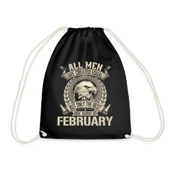 February Eagle Unity Statement - Drawstring Bag - black - Front