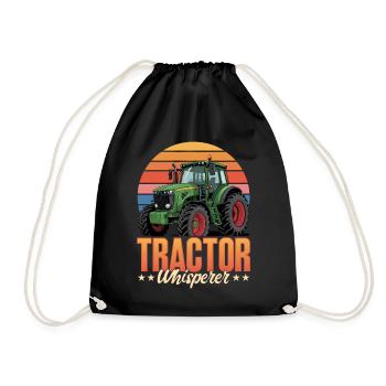 Tracteur Enfants Ferme Mode de vie - Sac de sport léger - noir - Devant