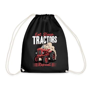 Tracteur Enfants Ferme Mode de vie - Sac de sport léger - noir - Devant