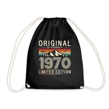 55e anniversaire Original septembre 1970 - Sac de sport léger - noir - Devant