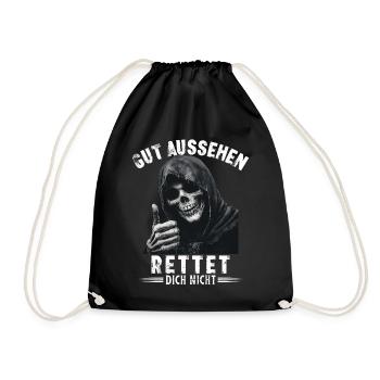 Dire qu'être beau ne vous sauvera pas, Grim Reaper - Sac de sport léger - noir - Devant