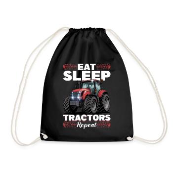 Tracteur Enfants Ferme Mode de vie - Sac de sport léger - noir - Devant