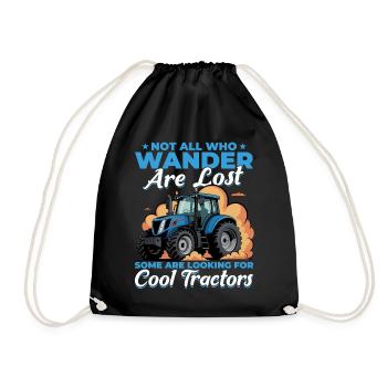 Tracteur Enfants Ferme Mode de vie - Sac de sport léger - noir - Devant