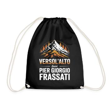 Verso L Alto Saint Pier Giorgio Frassati - Turnbeutel - Schwarz - Vorne