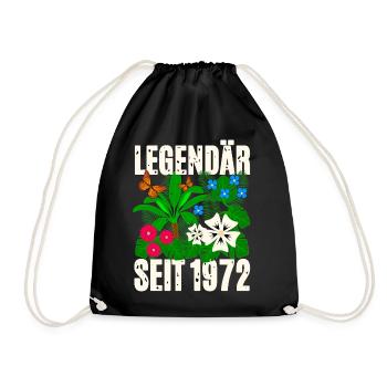 Légendaire depuis 1972 Fleurs - Sac de sport léger - noir - Devant