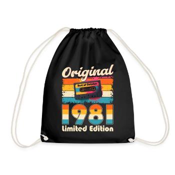 Cassette du 44e anniversaire, octobre 1981 - Sac de sport léger - noir - Devant