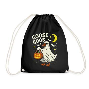 Goose Boos - Halloween Party Costume - Drawstring Bag - black - Front