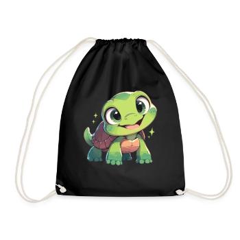 Tortoises Tortoise - Drawstring Bag - black - Front
