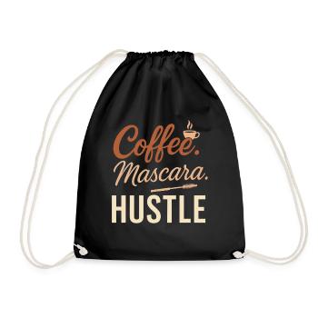 Life is too short to stay in stock - Drawstring Bag - black - Front