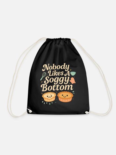 You're never too old to play in the dirt - Drawstring Bag - black