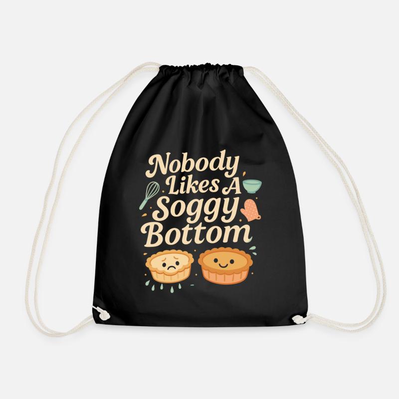 You're never too old to play in the dirt - Drawstring Bag - black