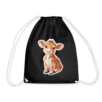 Vache - Sac de sport léger - noir - Devant