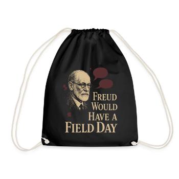 Future psychologist diagnose me - Drawstring Bag - black - Front