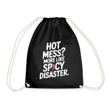 Désordre chaud ? Plutôt comme un désastre épicé - Sac de sport léger - noir - Devant
