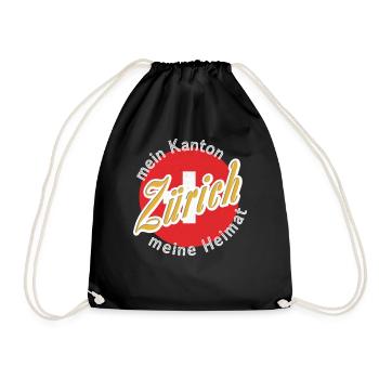 My homeland Zuarich gift - Drawstring Bag - black - Front