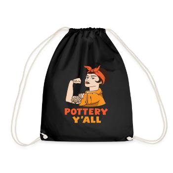 Poterie Femmes Fortes Art - Sac de sport léger - noir - Devant