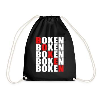 Boxe Sport Entraînement Combattant - Sac de sport léger - noir - Devant