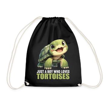 Tortoises Tortoise - Drawstring Bag - black - Front