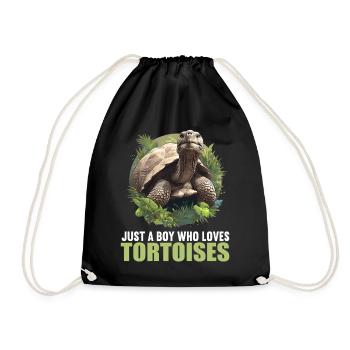 Tortoises Tortoise - Drawstring Bag - black - Front