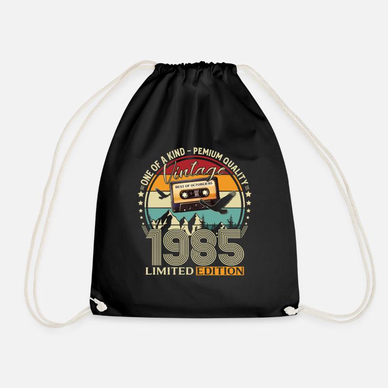 Cassette du 40e anniversaire, octobre 1985 - Sac de sport léger - noir