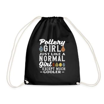 Töpfer Mädchen Viel Cooler Als Normal - Sac de sport léger - noir - Devant