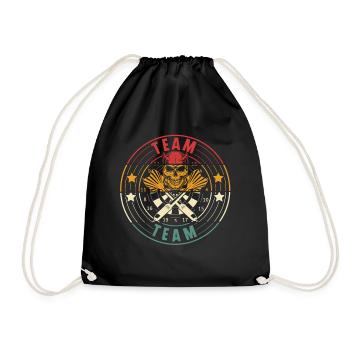fléchettes - Sac de sport léger - noir - Devant