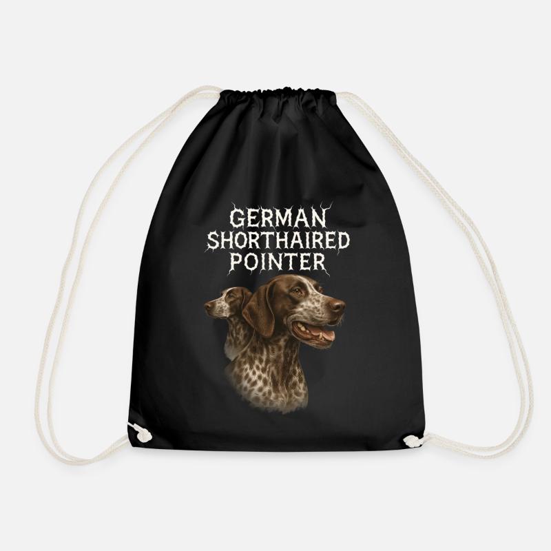 German Shorthaired Pointer - Turnbeutel - Schwarz
