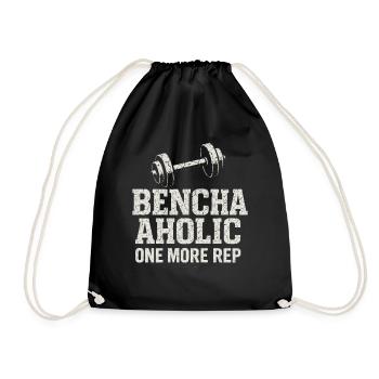 Développé couché Mememe Discover Me Bro Gym - Sac de sport léger - noir - Devant