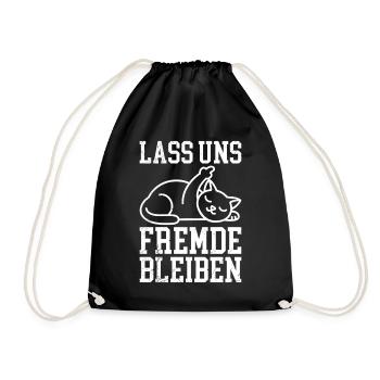 Majorque LET’S STAY STRANGERS Fun - Sac de sport léger - noir - Devant