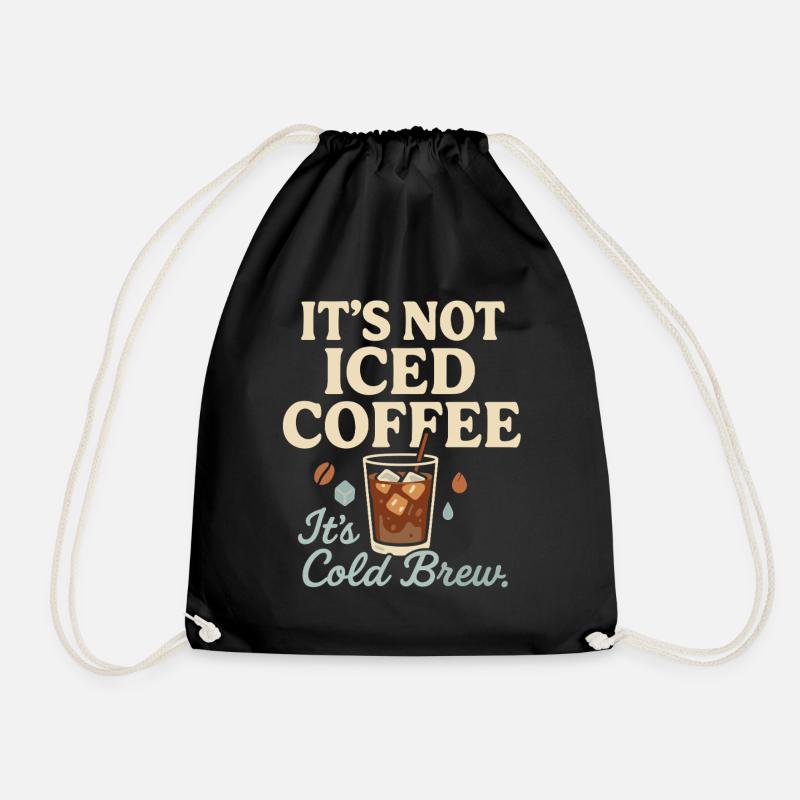 Forget the peace and quiet and strike - Drawstring Bag - black